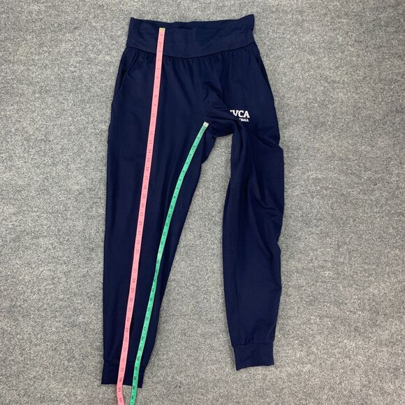 Under Armour NVCA Basketball Jogger Pant Women M Medium Navy High Waisted Cuffed - Picture 8 of 13